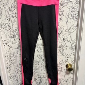 Under Armour Leggings in Black and Pink